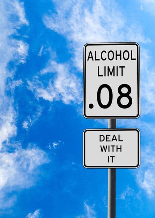 Alcohol limit .08